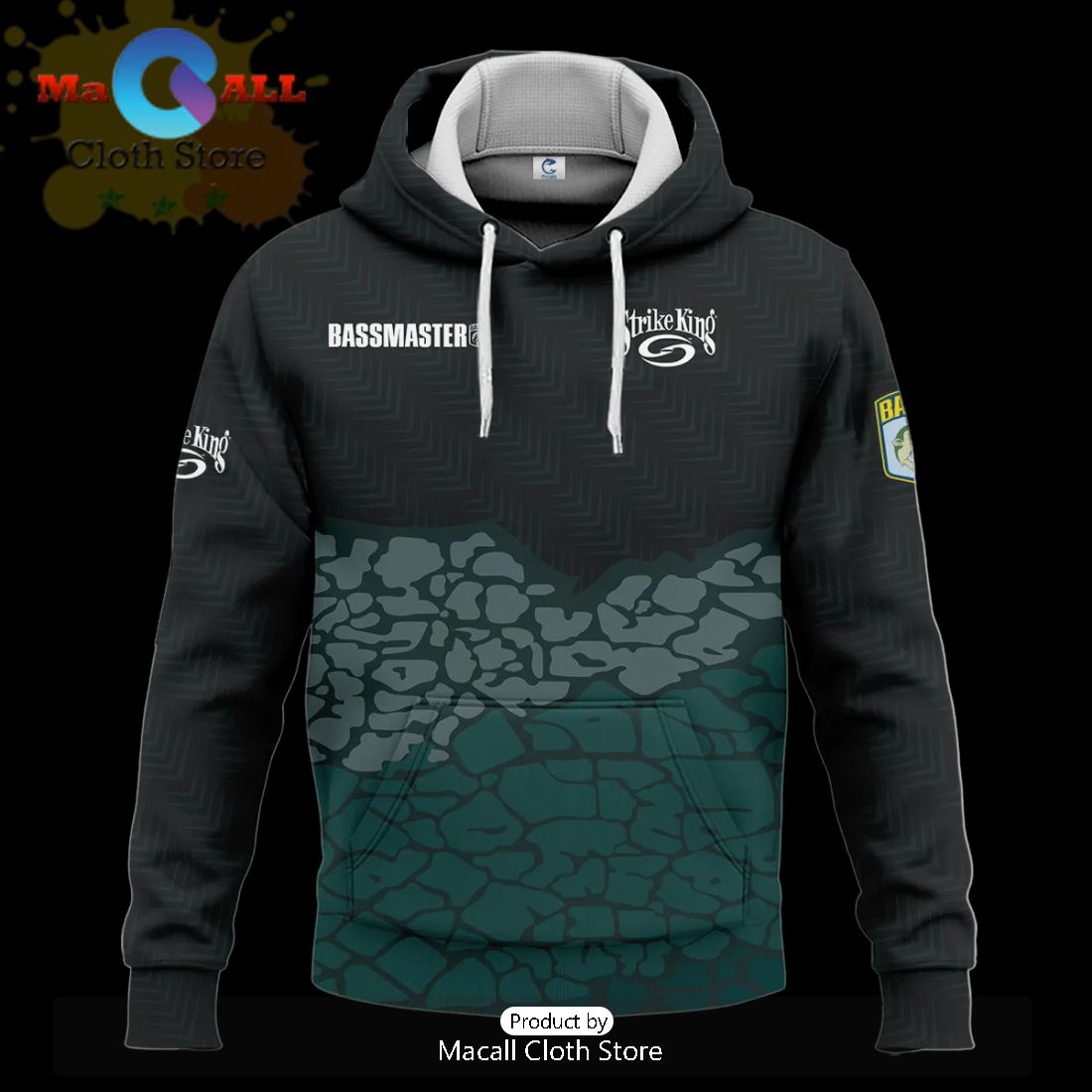 Strike King Bassmaster Tournament Hoodie 3D