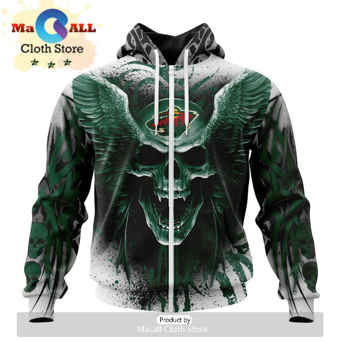 Minnesota Wild – Specialized Jersey With SpongeBob Hoodie