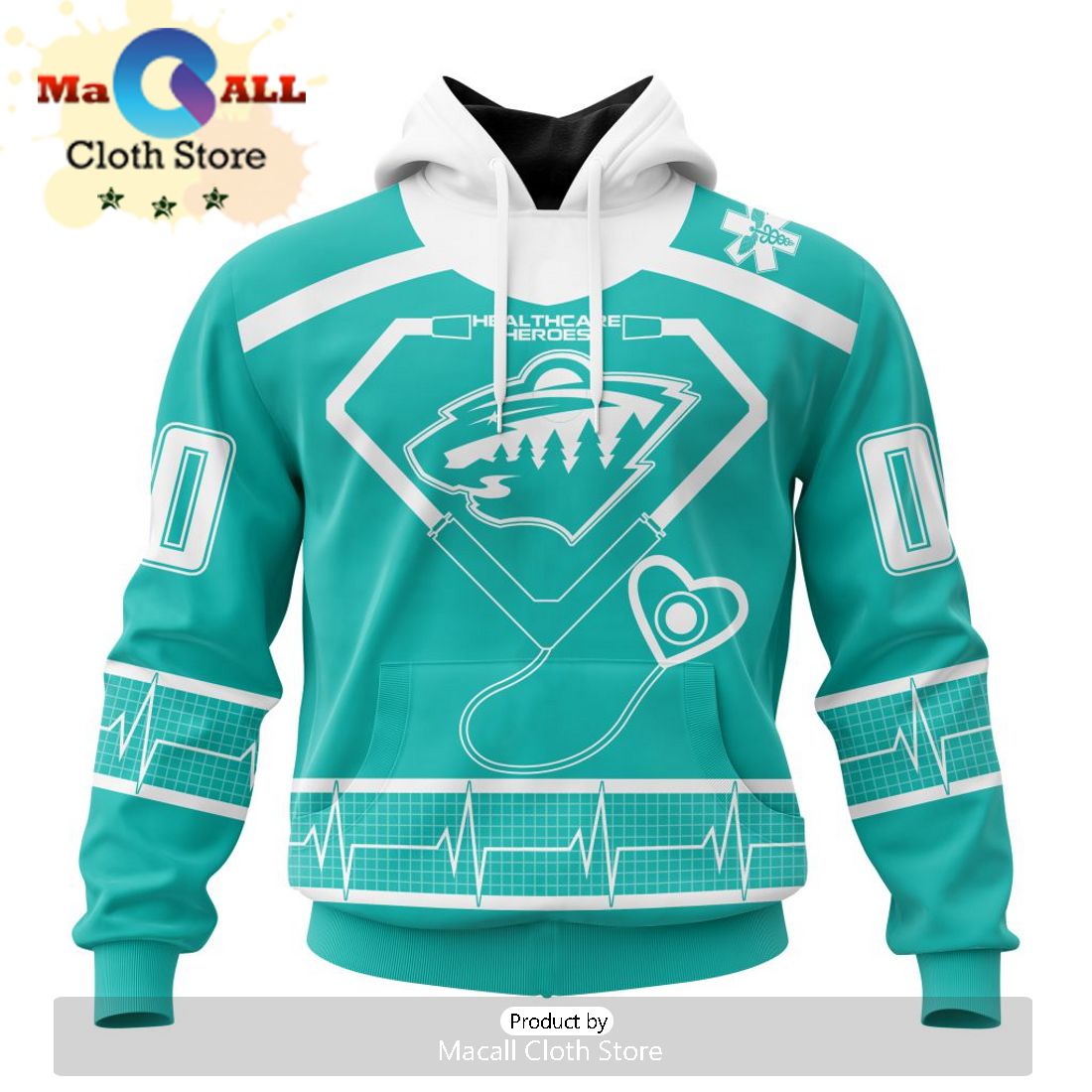 NHL Minnesota Wild - Specialized 2022 Concepts Kits V1 Hoodie NHL Minnesota Wild - Specialized 2022 Concepts Kits V1 Hoodie