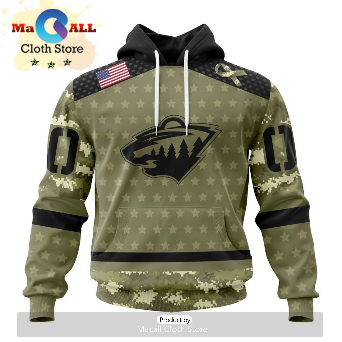 NHL Minnesota Wild – Specialized Baseball Jersey With Starwar Concepts Hoodie