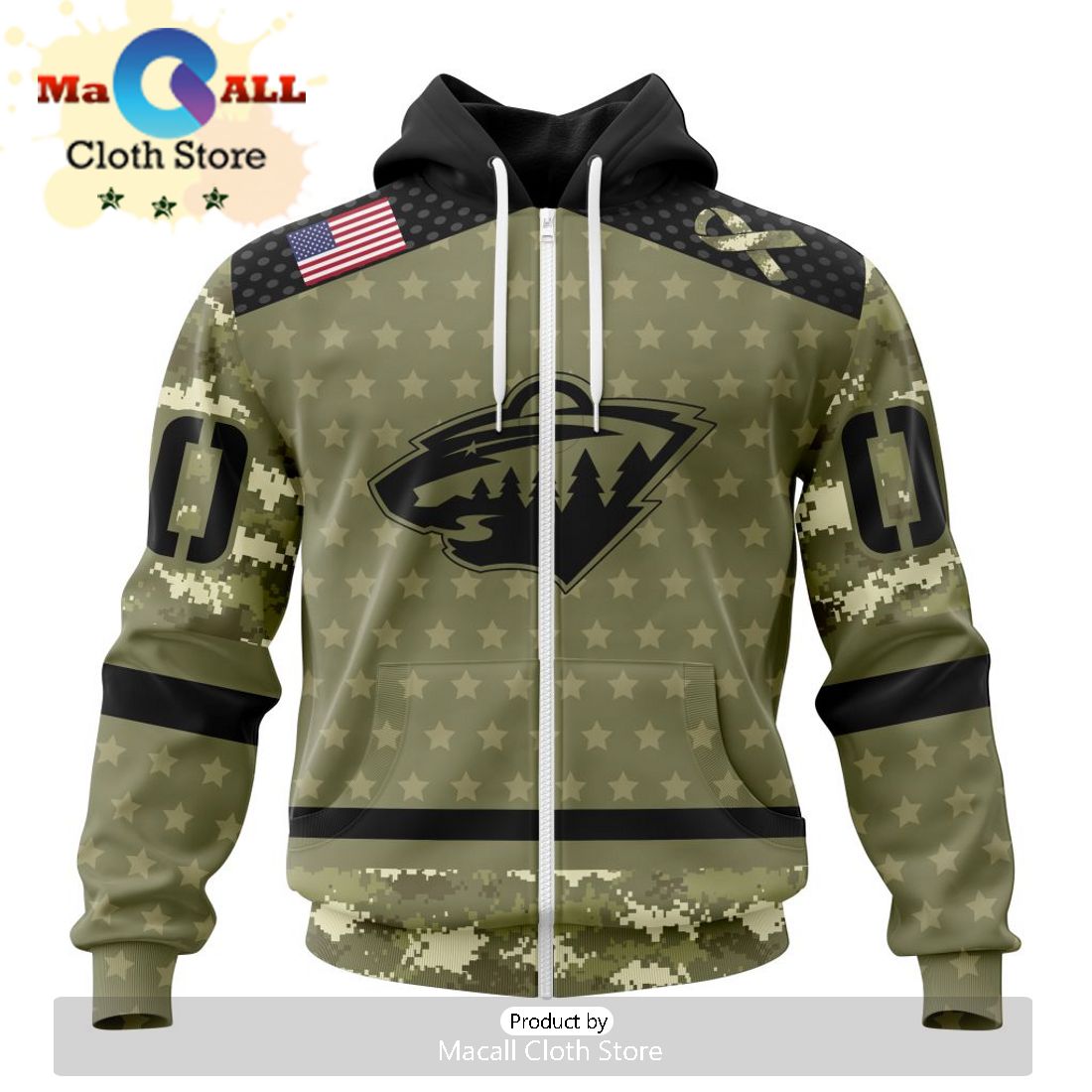 NHL Minnesota Wild – Specialized Baseball Jersey With Starwar Concepts Hoodie