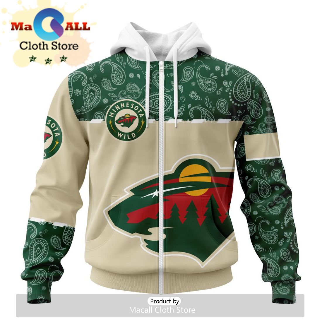 NHL Minnesota Wild – Specialized Concepts For Honor Patriot Day Hoodie