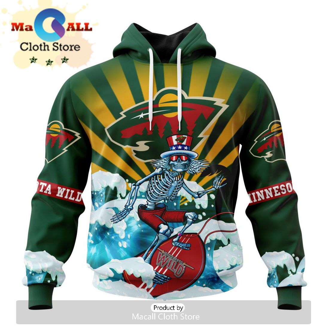 NHL Minnesota Wild - Specialized Design Fearless Against Childhood Cancers Hoodie NHL Minnesota Wild - Specialized Design Fearless Against Childhood Cancers Hoodie