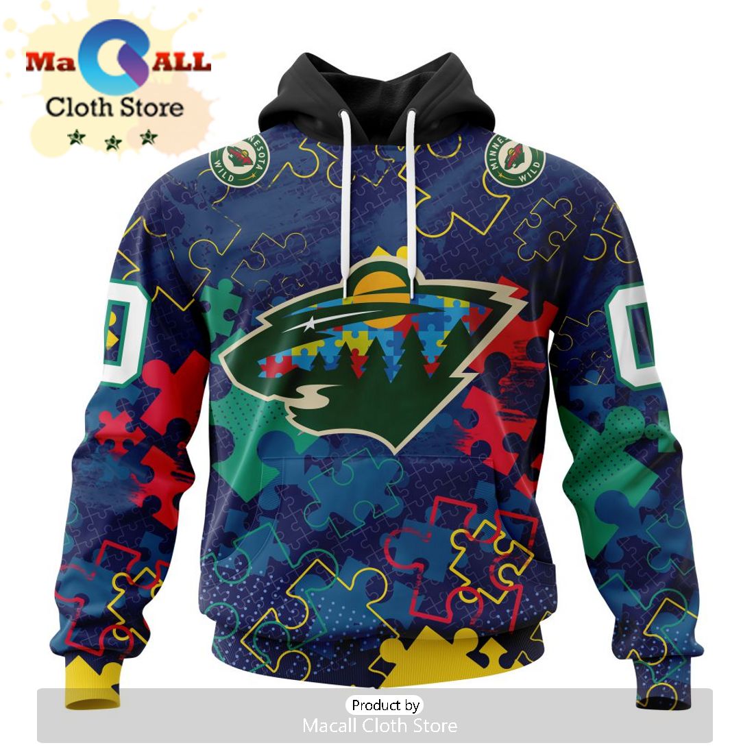 NHL Minnesota Wild – Specialized Design X The Mighty Ducks Hoodie