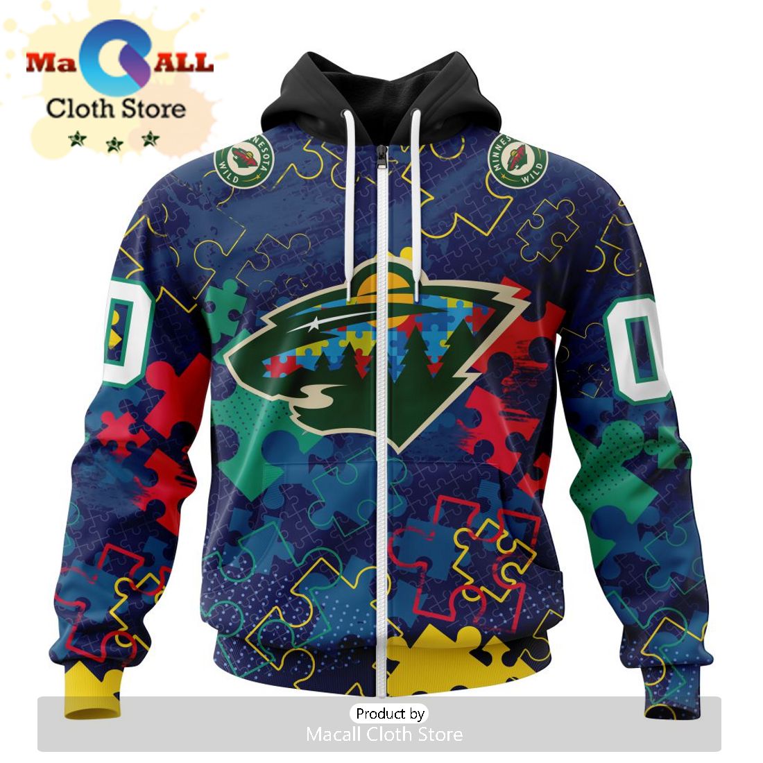 NHL Minnesota Wild – Specialized Design X The Mighty Ducks Hoodie