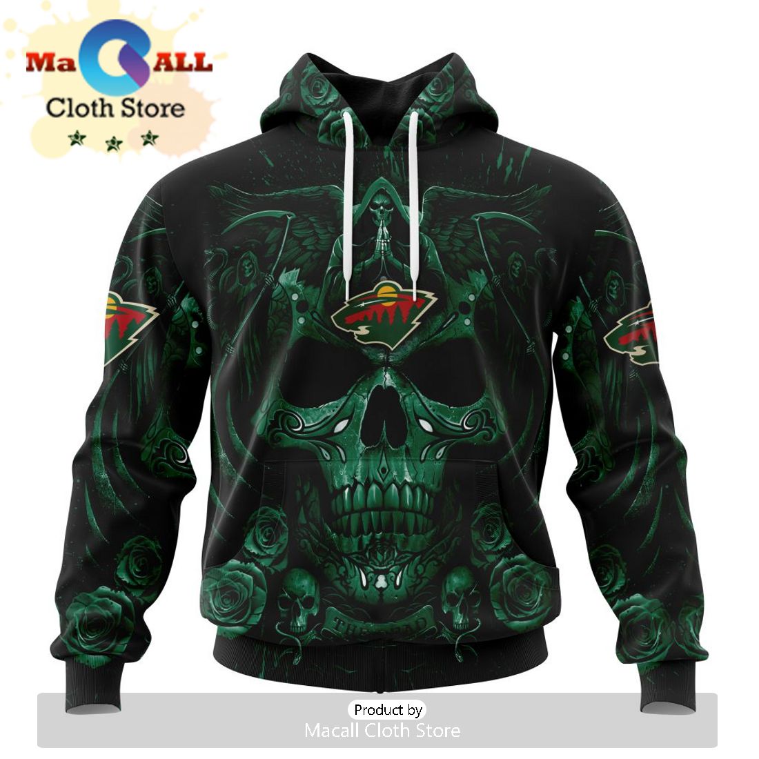 NHL Minnesota Wild – Specialized Jersey With Ice Hockey Arena Hoodie