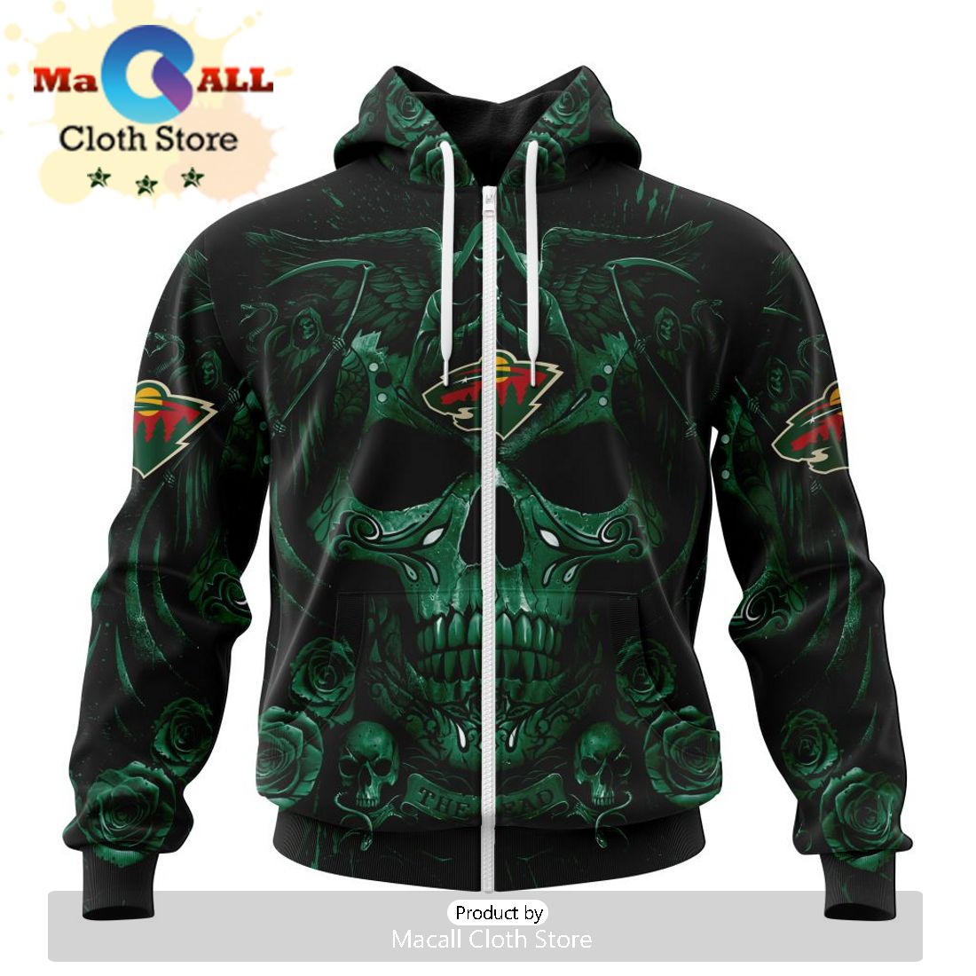 NHL Minnesota Wild – Specialized Jersey With Ice Hockey Arena Hoodie