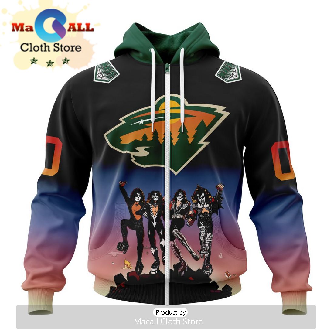 NHL Minnesota Wild – Specialized Unisex Kits Hockey Fights Against Autism Hoodie