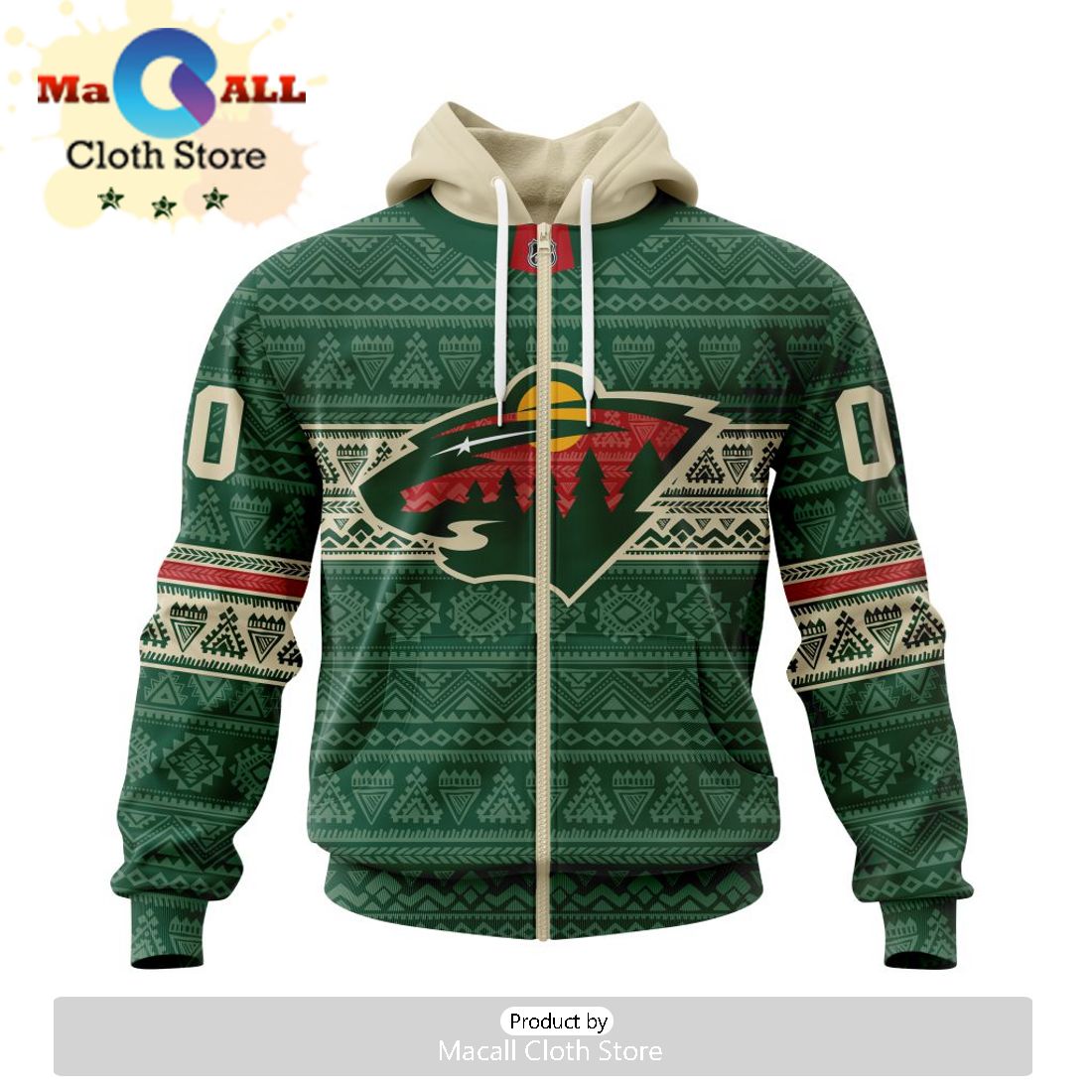 NHL Minnesota Wild Honor US Navy Veterans Hoodie