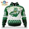 NHL Minnesota Wild Personalize 2023 Home Mix Away Kits Hoodie