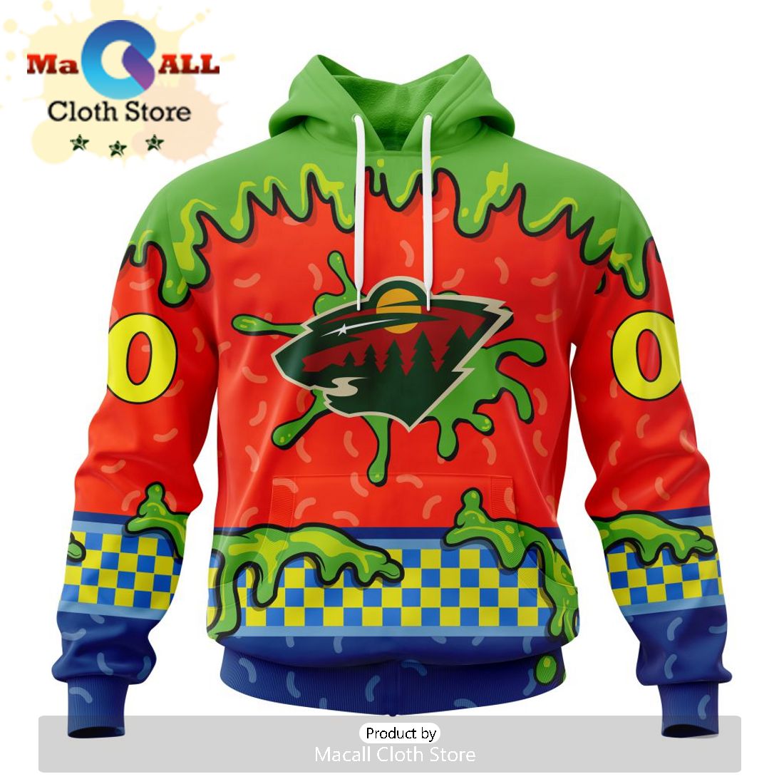 NHL Minnesota Wild Special Black And Gradient Design Hoodie