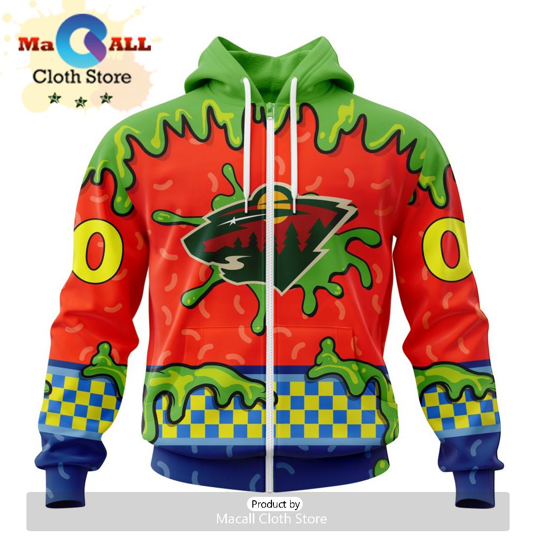 NHL Minnesota Wild Special Black And Gradient Design Hoodie