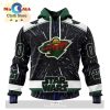 NHL Minnesota Wild Special Black Camo Design For Veterans Day Hoodie