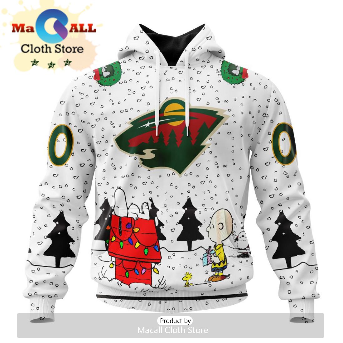 NHL Minnesota Wild Special Camo Hunting Hoodie