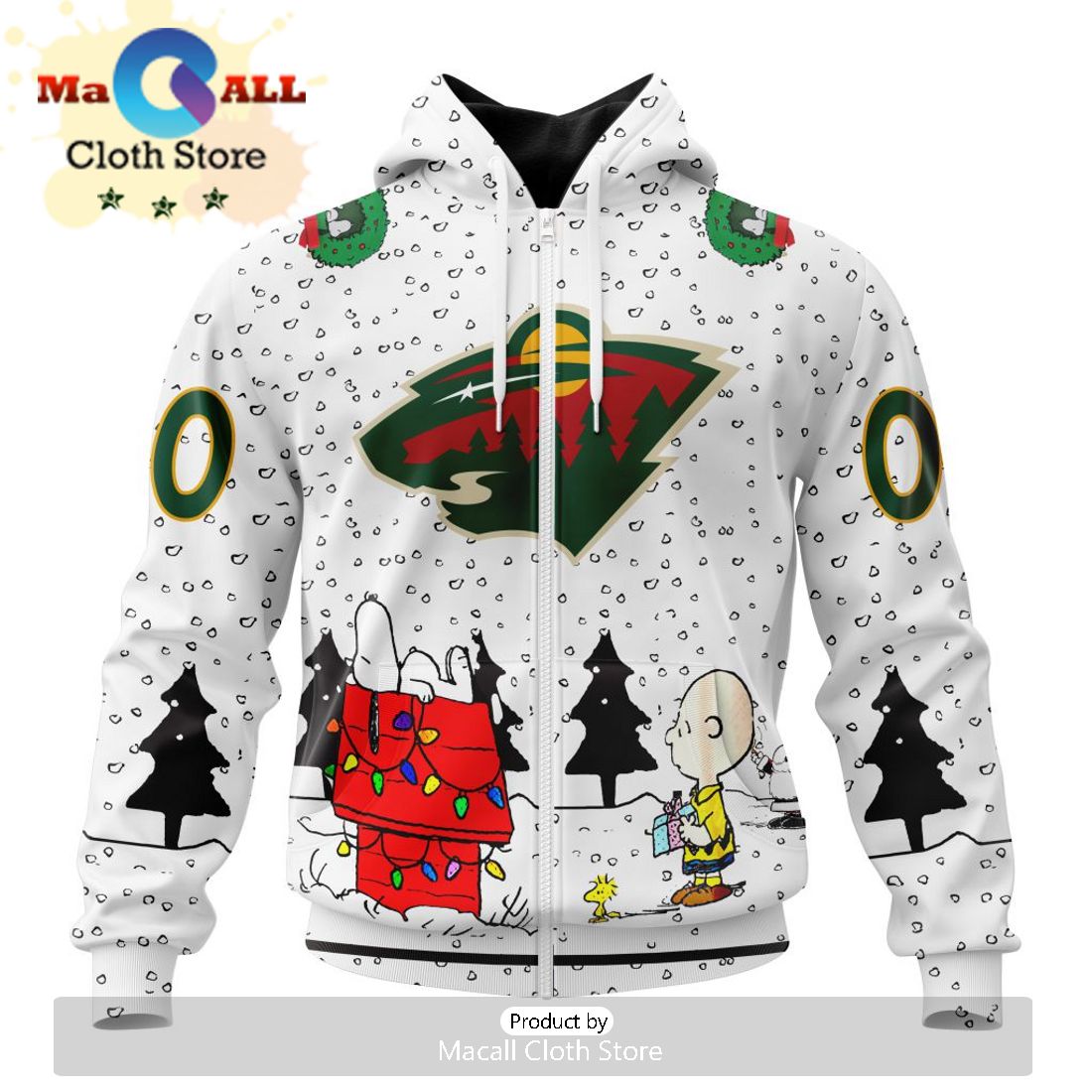 NHL Minnesota Wild Special Camo Hunting Hoodie