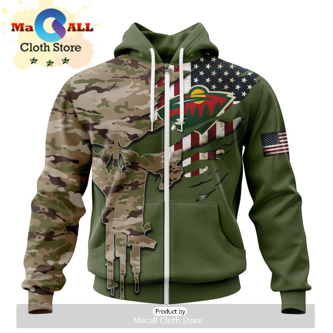 NHL Minnesota Wild Special Crocs Design With Northern Lights Hoodie