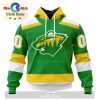 NHL Minnesota Wild Special Design With Northern Lights Hoodie