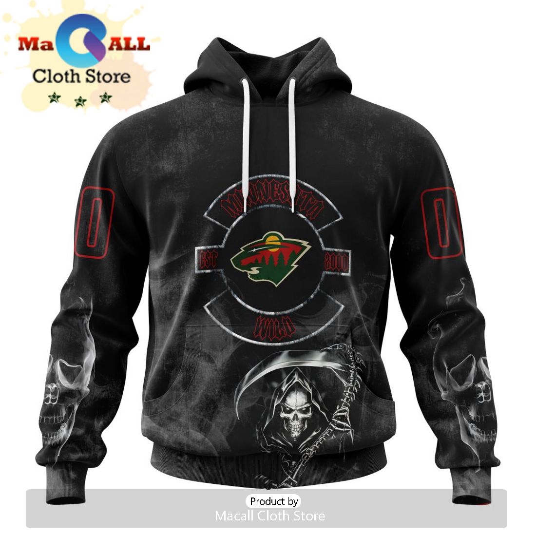 NHL Minnesota Wild Special Design With Harry Potter Theme Hoodie
