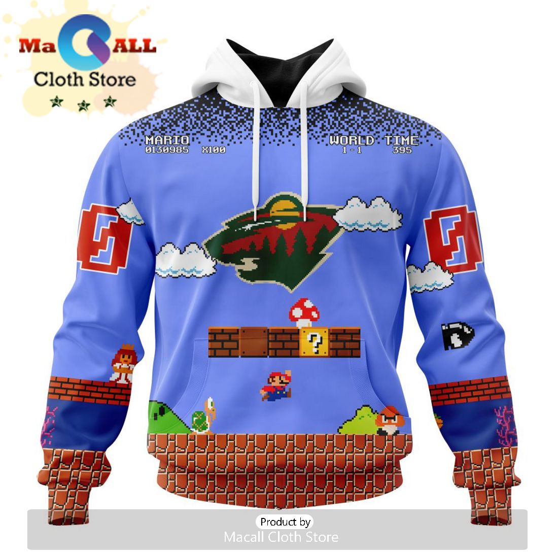 NHL Minnesota Wild Special Design With Skull Art Hoodie