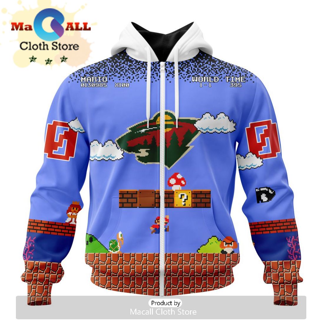 NHL Minnesota Wild Special Design With Skull Art Hoodie