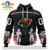 NHL Minnesota Wild Special Kits With Super Mario Game Design Hoodie