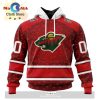 NHL Minnesota Wild Special Norse Viking Symbols Hoodie