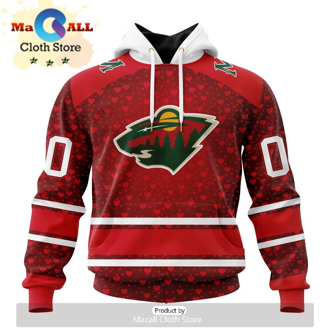 NHL Minnesota Wild Special Nickelodeon Design Hoodie