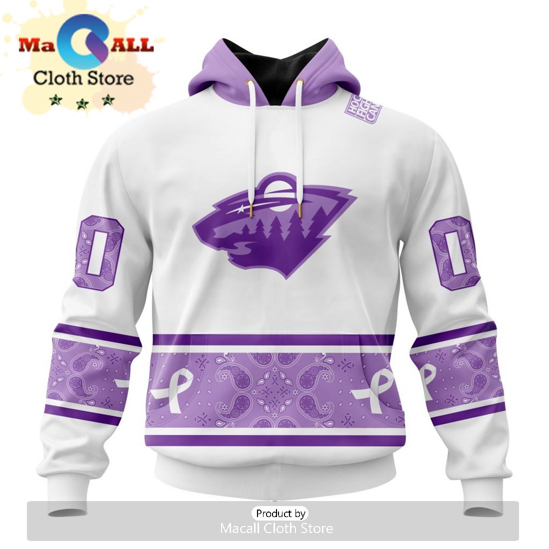 NHL Minnesota Wild Special Pink October Breast Cancer Awareness Month Hoodie