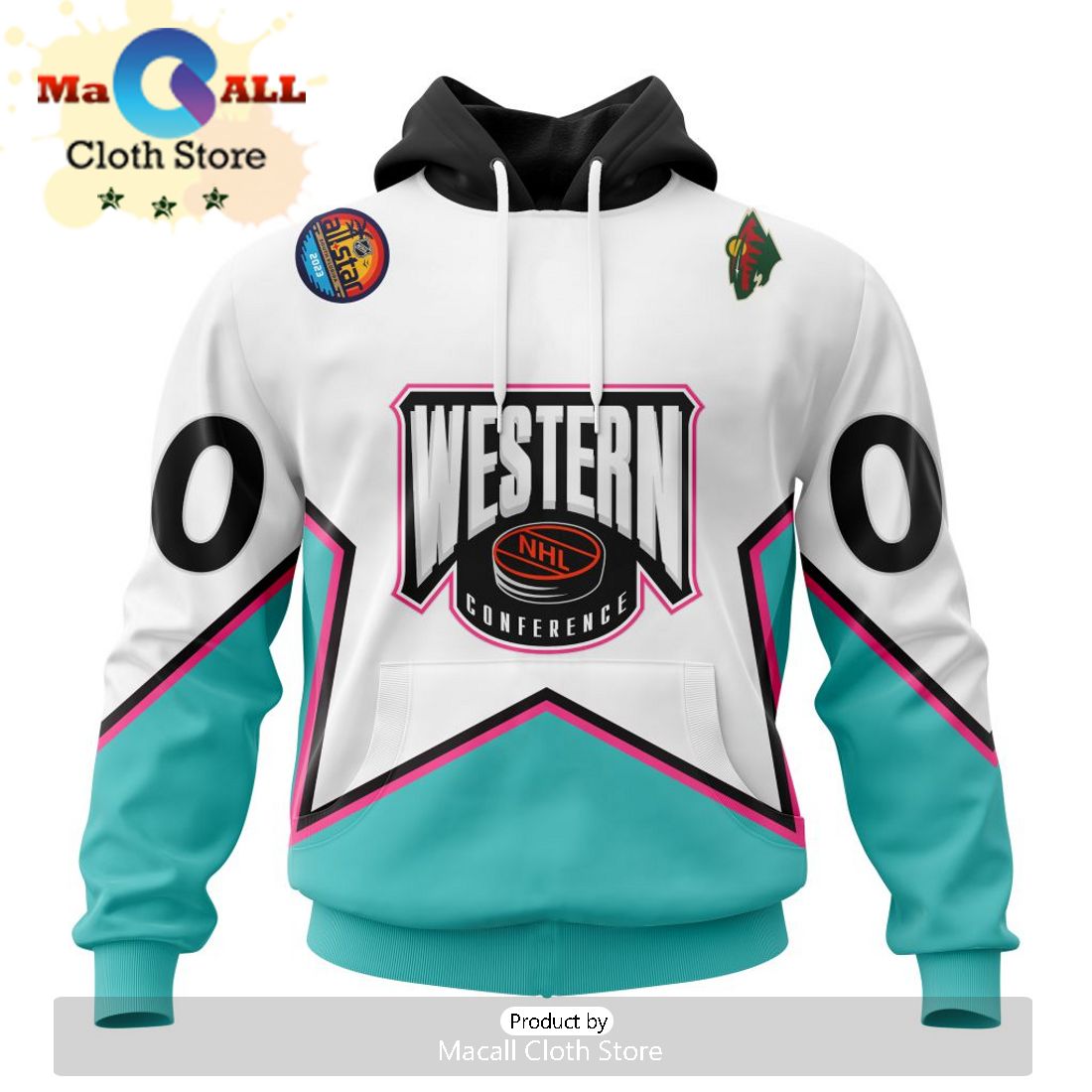 NHL Minnesota Wild Special Pink Tie-Dye Hoodie