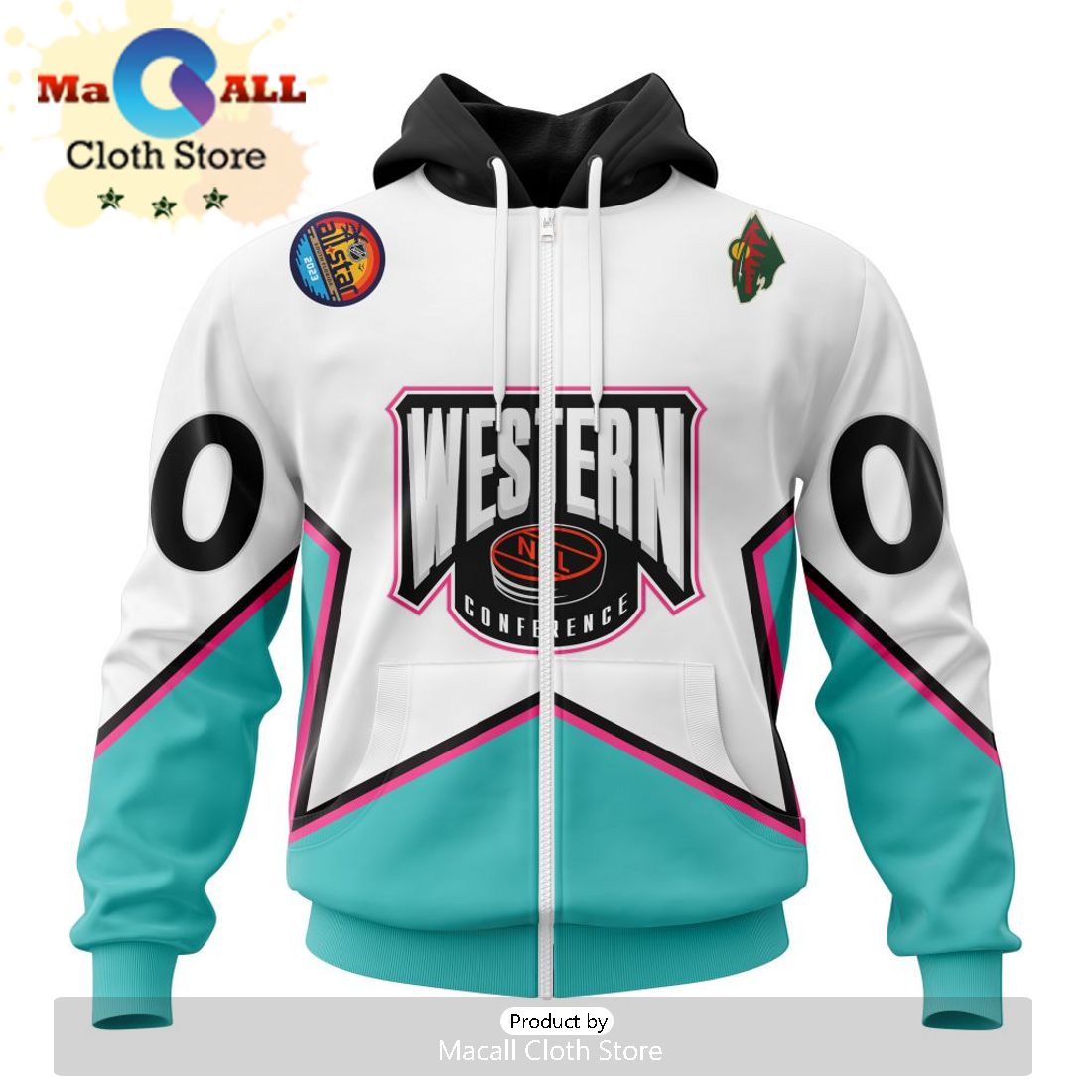 NHL Minnesota Wild Special Pink Tie-Dye Hoodie