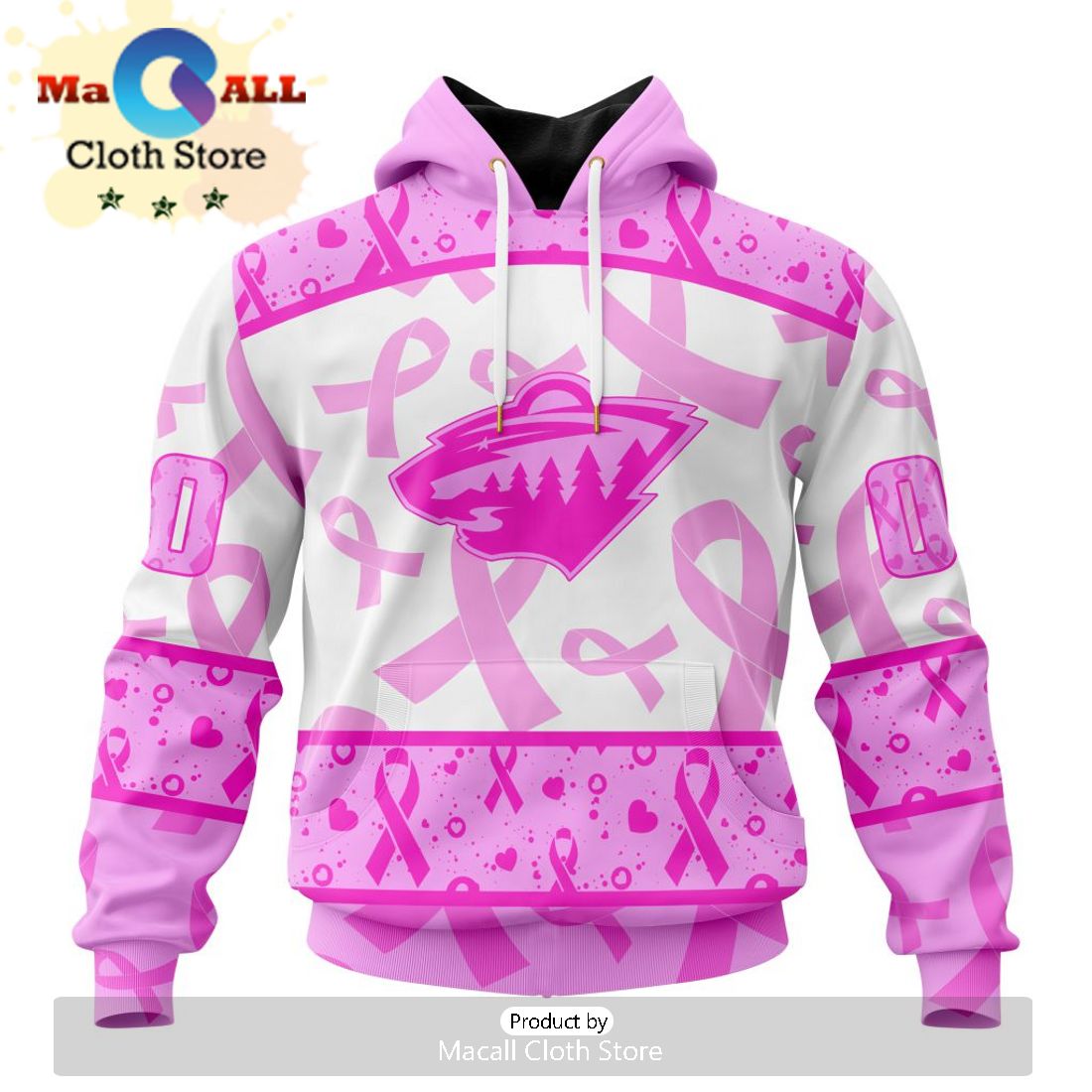 NHL Minnesota Wild Special Polo Concept Hoodie