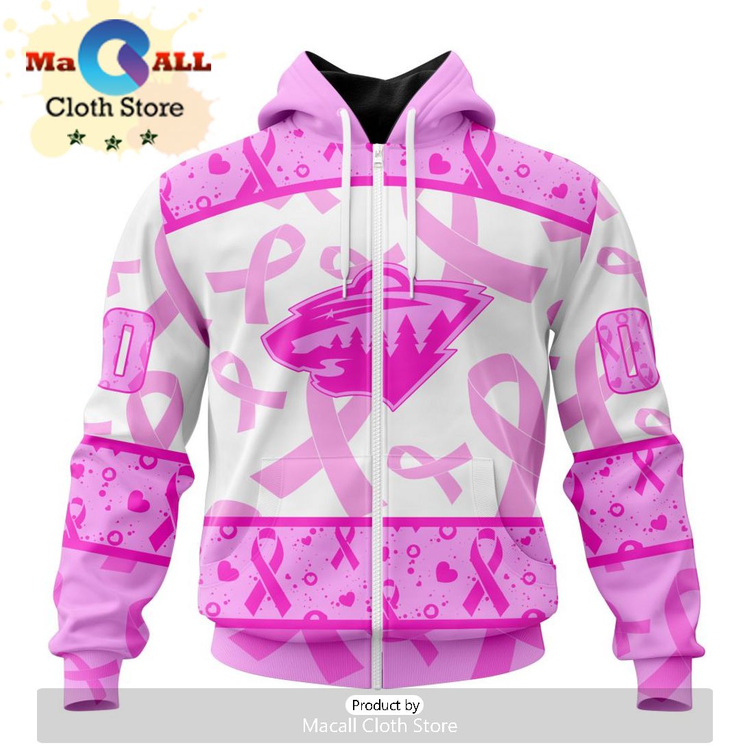 NHL Minnesota Wild Special Polo Concept Hoodie