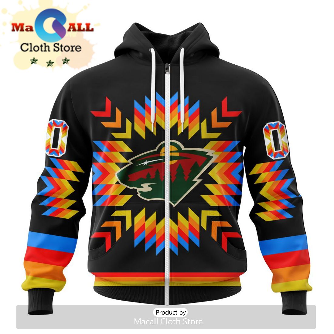 NHL Minnesota Wild Special Skull Art Design Hoodie