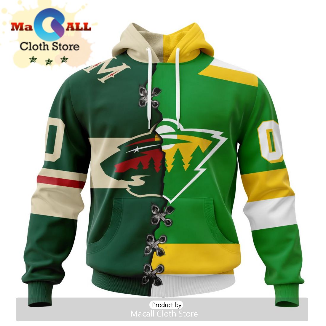 NHL Minnesota Wild Special Star Wars Design Hoodie