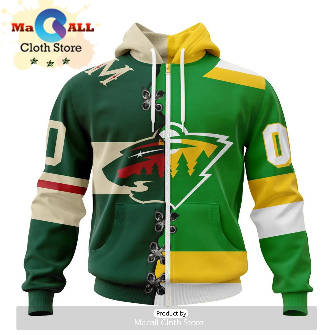 NHL Minnesota Wild Special Star Wars Design Hoodie