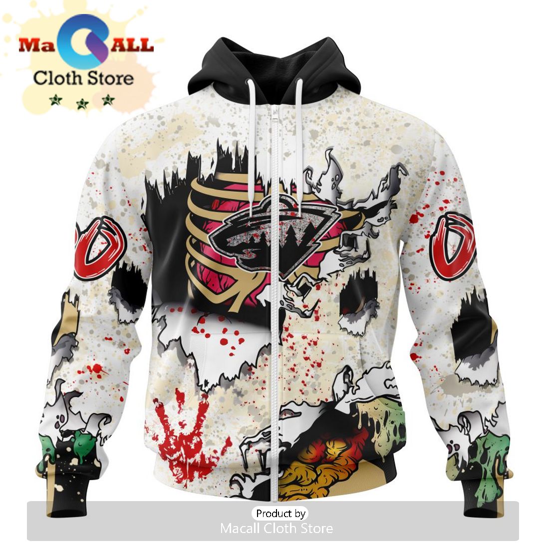 NHL Minnesota Wild Special Star Wars Design May The 4th Be With You Hoodie