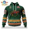 NHL Minnesota Wild X KISS Band Design Hoodie