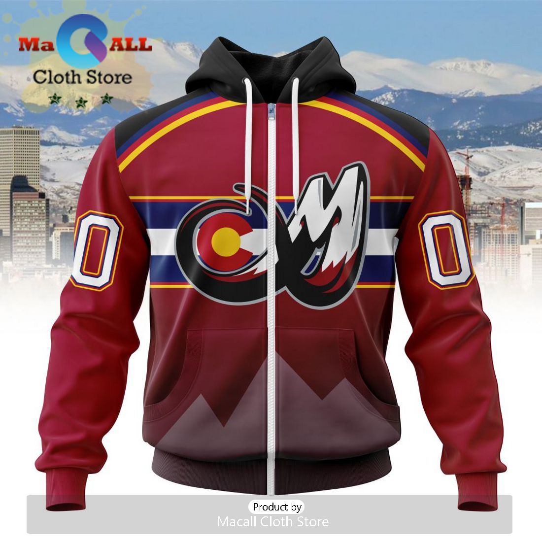 Custom NLL Colorado Mammoth City Edition Hoodie