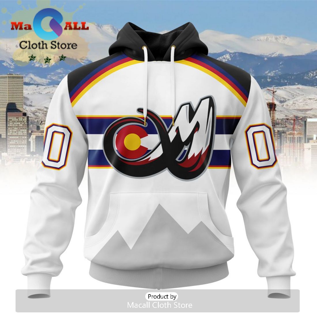 Custom NLL Colorado Mammoth City Hoodie Limited Edition