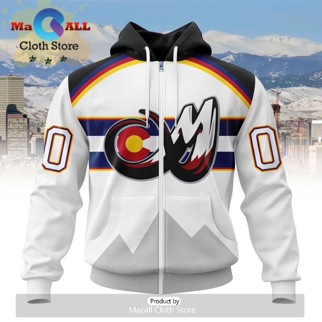 Custom NLL Colorado Mammoth City Hoodie Limited Edition
