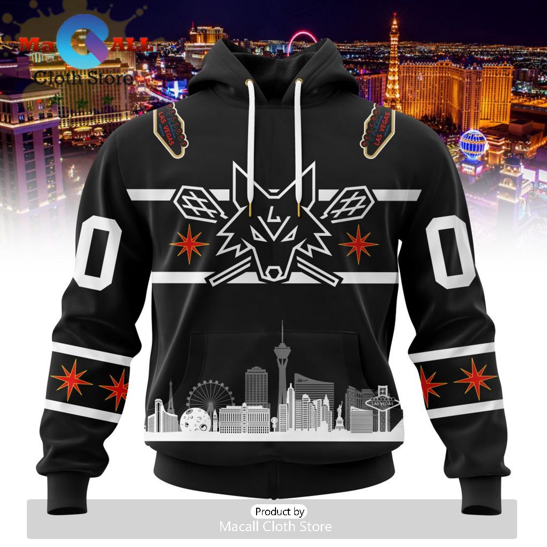 Custom NLL Las Vegas Desert Dogs City Edition Hoodie