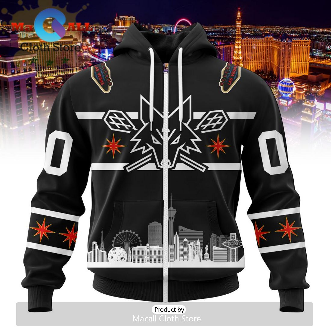 Custom NLL Las Vegas Desert Dogs City Edition Hoodie