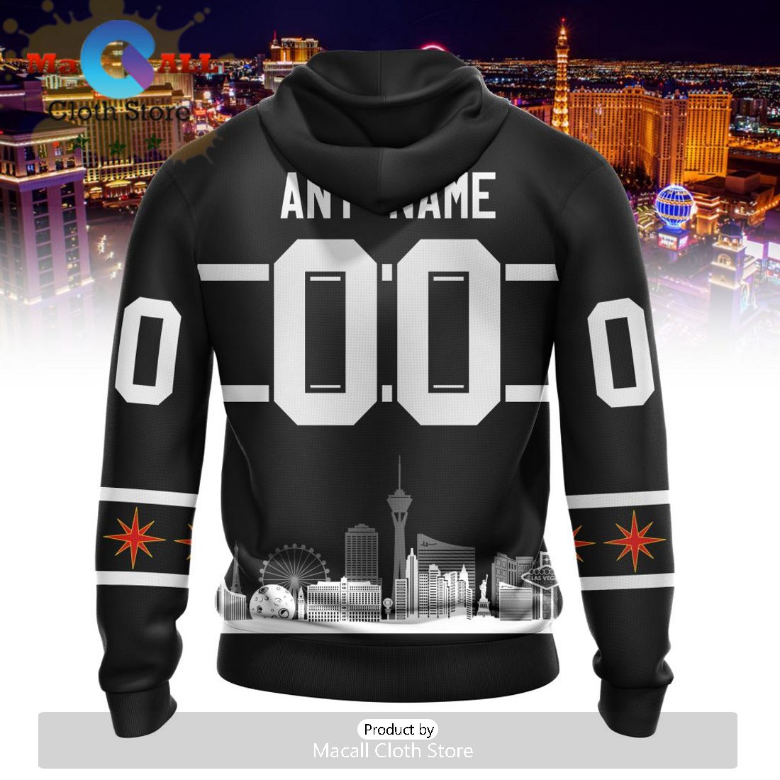 Custom NLL Las Vegas Desert Dogs City Edition Hoodie