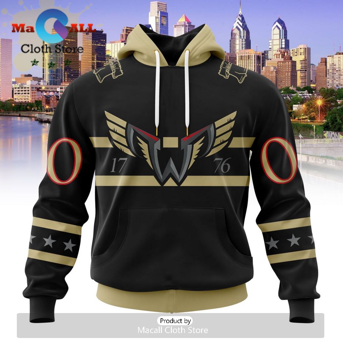 Custom NLL Philadelphia Wings City Edition Hoodie