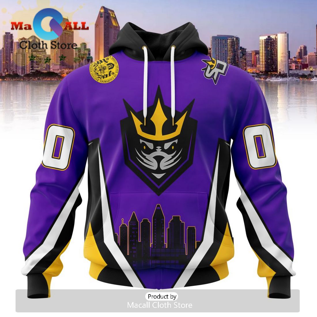 Custom NLL San Diego Seals City Edition Hoodie