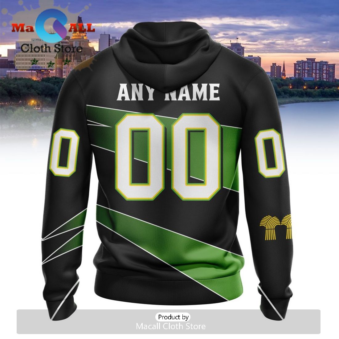 Custom NLL Saskatchewan Rush City Edition Hoodie