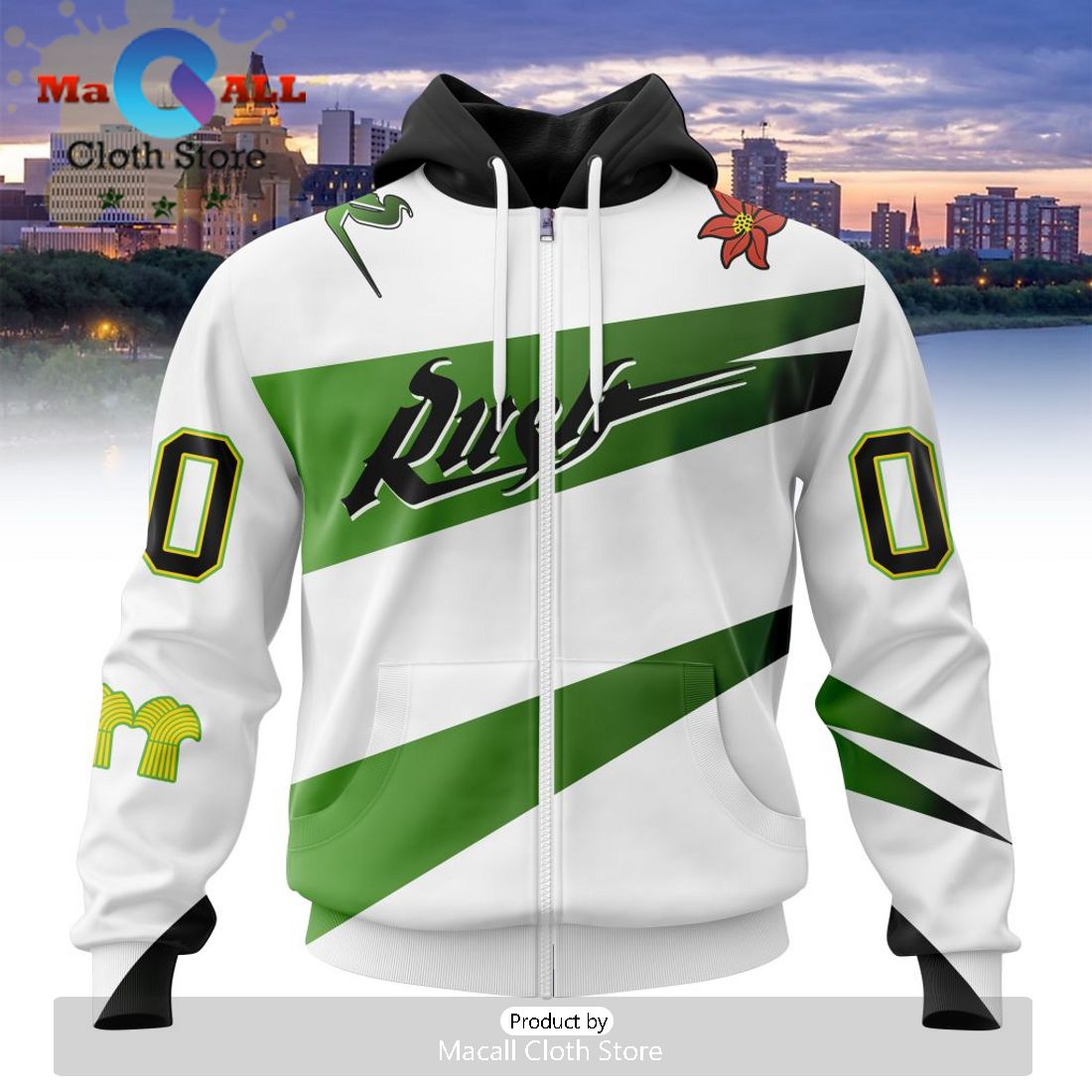 Custom NLL Saskatchewan Rush City Hoodie Limited Edition