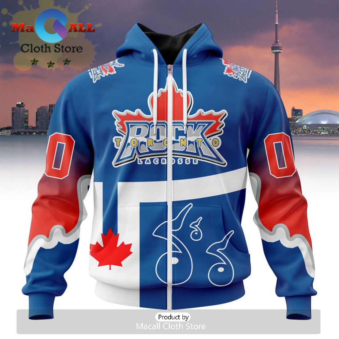 Custom NLL Toronto Rock City Edition Hoodie