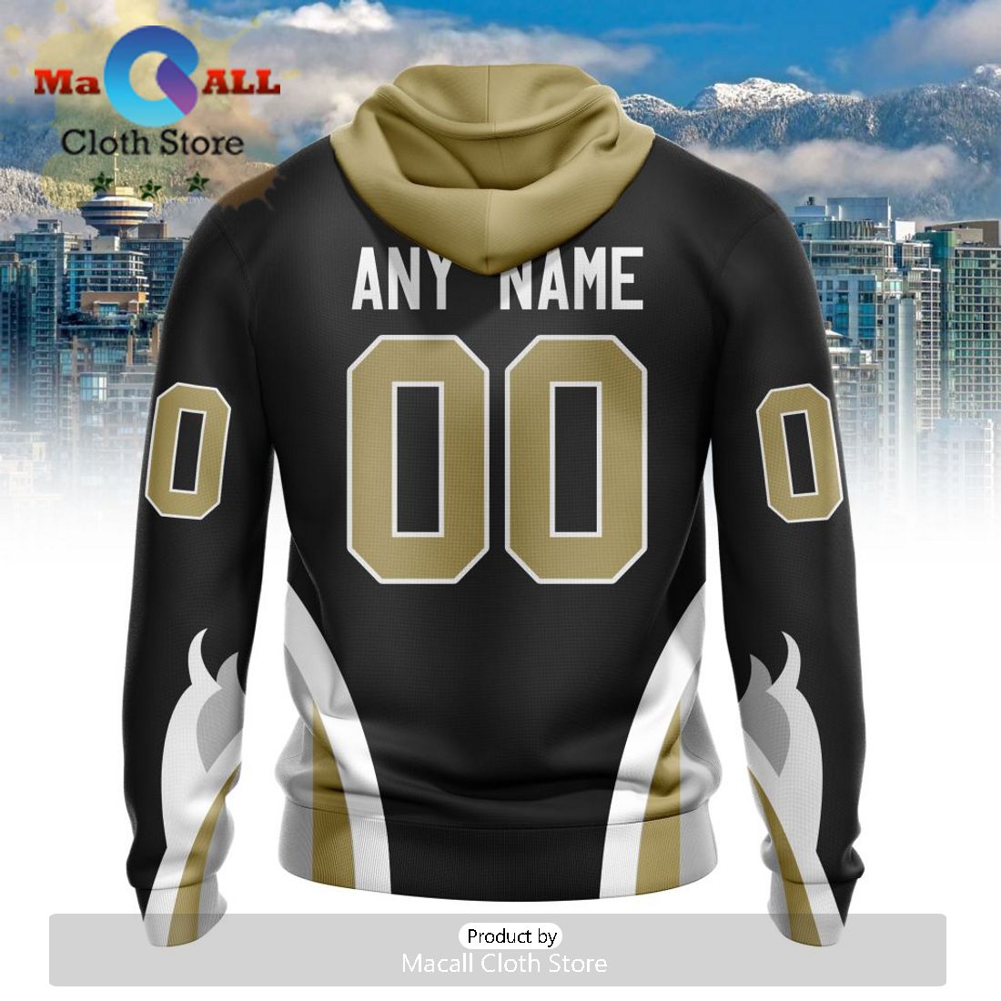 Custom NLL Vancouver Warriors City Edition Hoodie