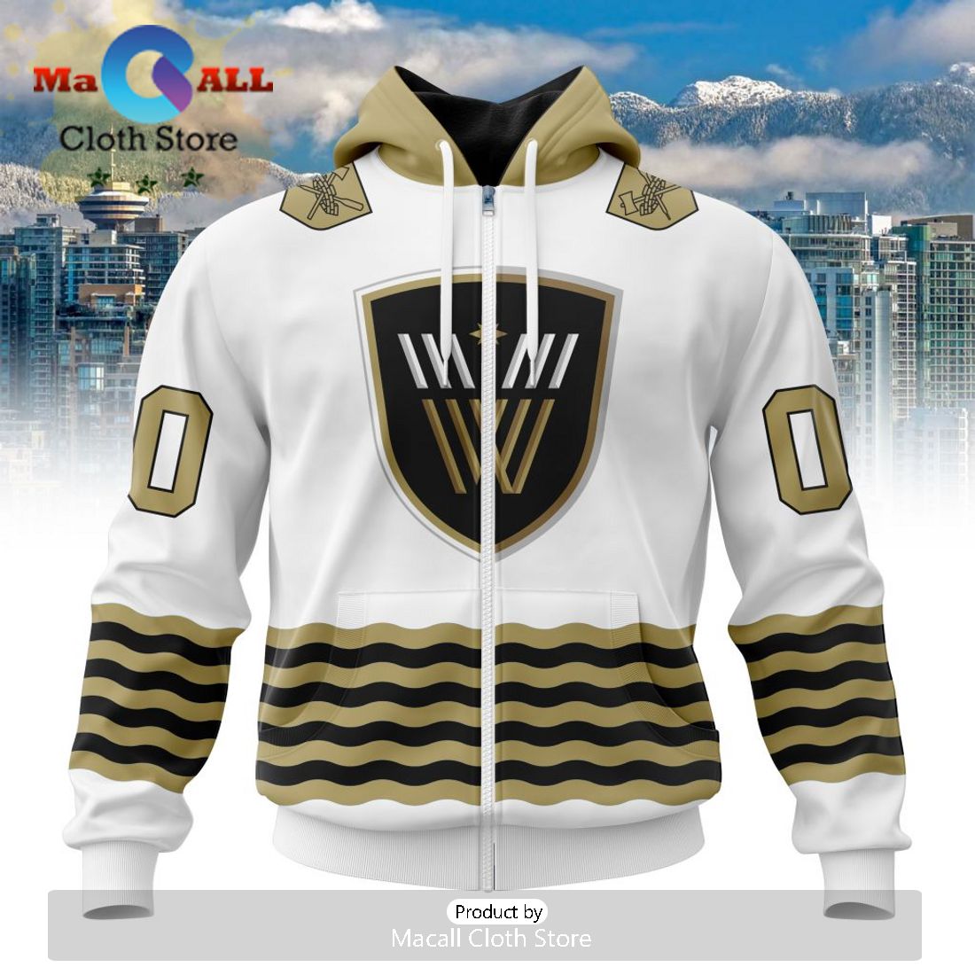Custom NLL Vancouver Warriors City Hoodie Limited Edition